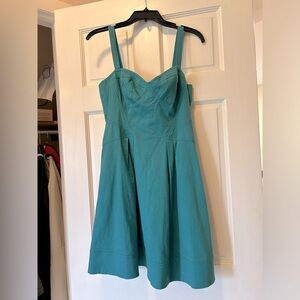 NWT ZSpoke by Zac Posen teal bustier dress